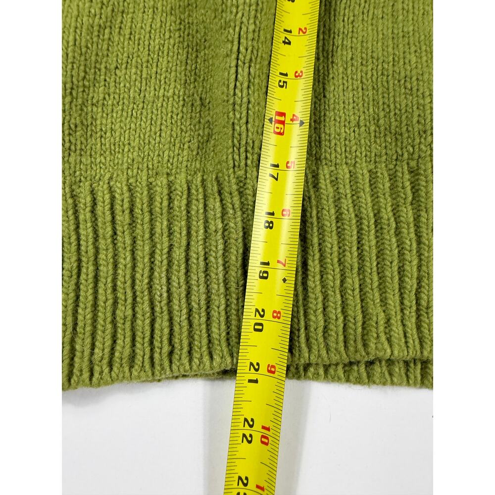 Babaa No17 Women’s Eco Wool Turtleneck Sweater Olivera Green One Size - Picture 9 of 14